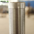 Stainless Steel 304L Borehole Screen , High Strength Wedge Wire Filter